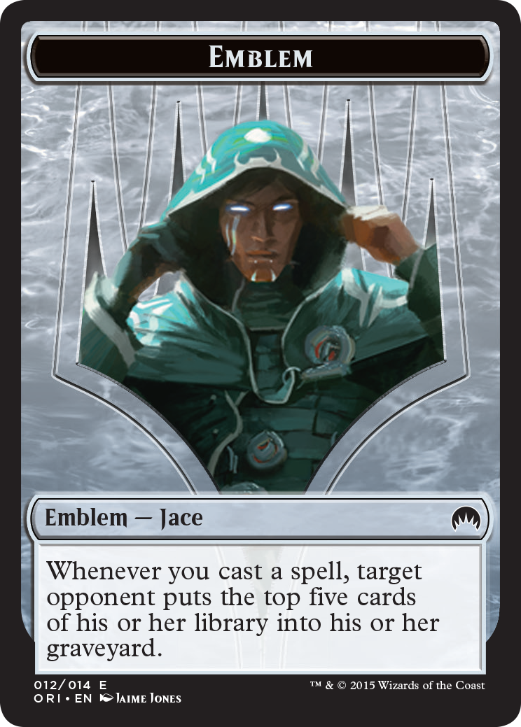 Pest // Jace, Telepath Unbound Emblem Double-Sided Token [Secret Lair: From Cute to Brute Tokens] | The Time Vault CA