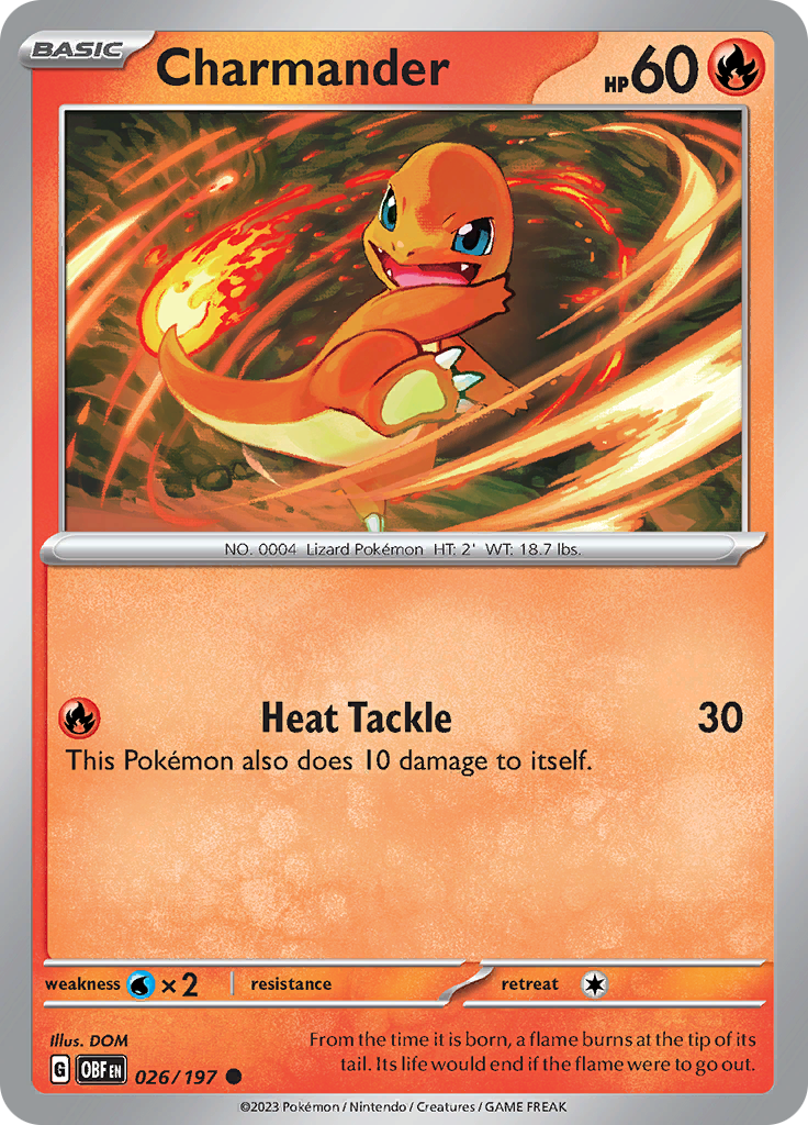 Charmander (026/197) [Scarlet & Violet: Obsidian Flames] | The Time Vault CA