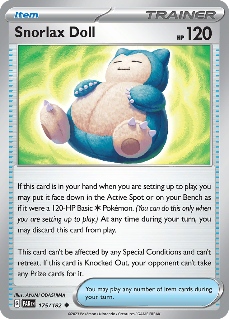 Snorlax Doll (175/182) [Scarlet & Violet: Paradox Rift] | The Time Vault CA