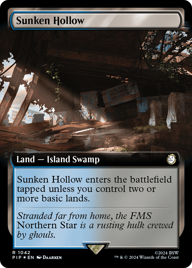 Sunken Hollow (Extended Art) (Surge Foil) [Fallout] | The Time Vault CA