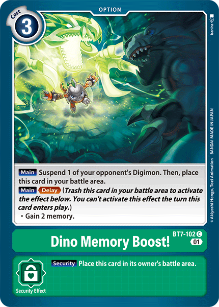 Dino Memory Boost! [BT7-102] [Next Adventure] | The Time Vault CA