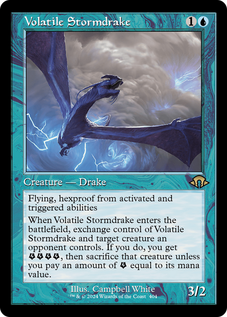 Volatile Stormdrake (Retro) [Modern Horizons 3] | The Time Vault CA