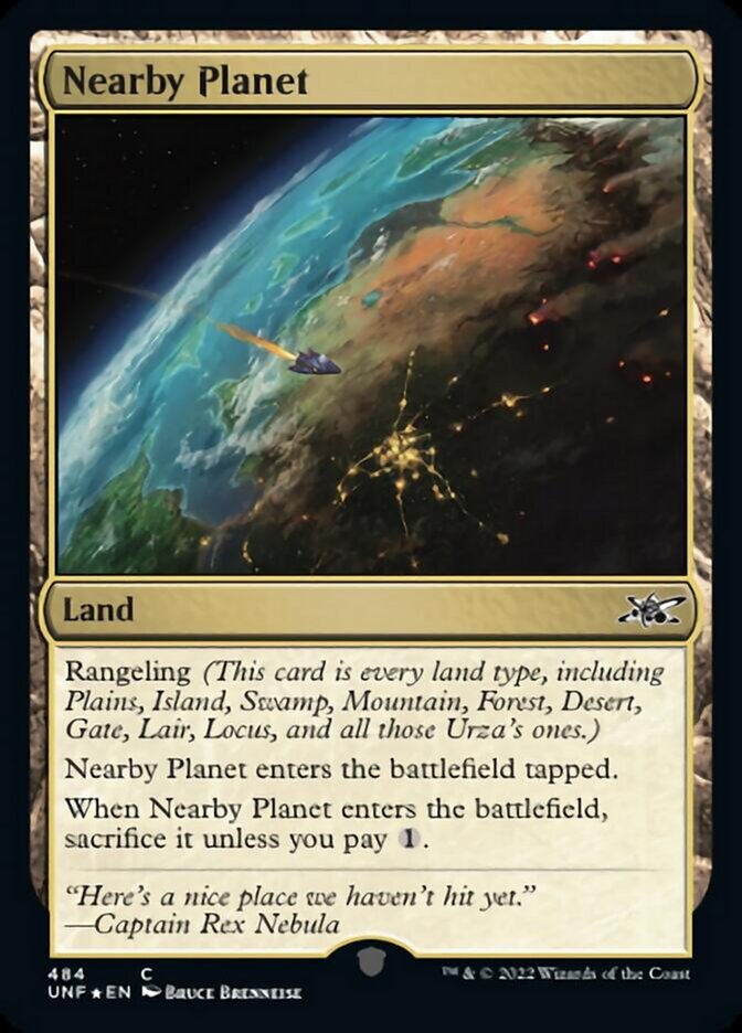 Nearby Planet (Galaxy Foil) [Unfinity] | The Time Vault CA