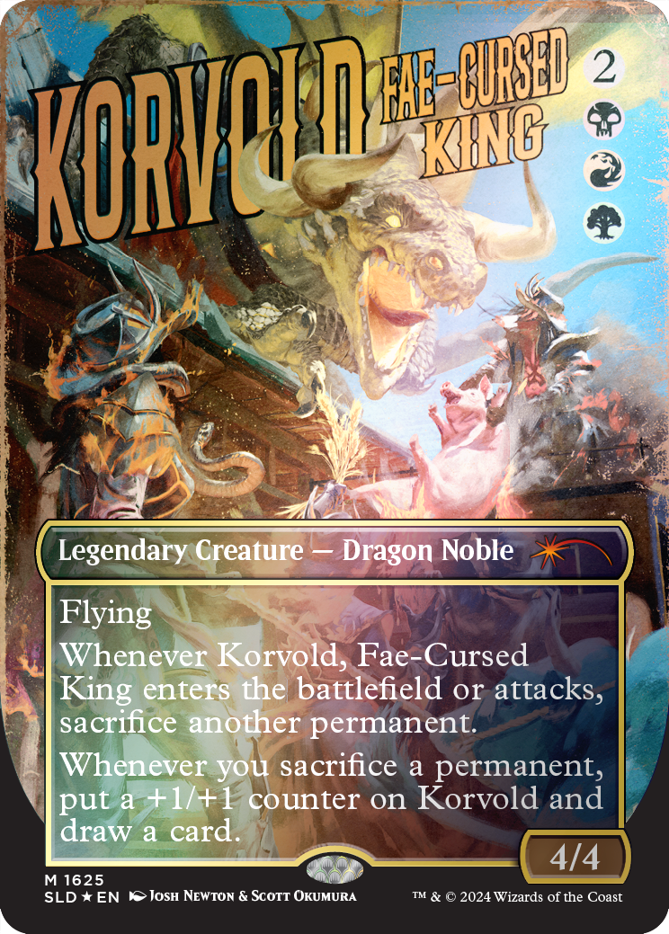 Korvold, Fae-Cursed King (Rainbow Foil) [Secret Lair Drop Series] | The Time Vault CA