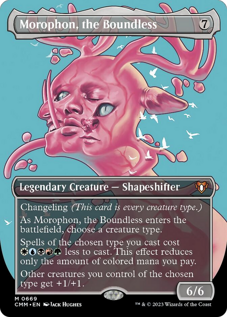 Morophon, the Boundless (Borderless Profile) [Commander Masters] | The Time Vault CA