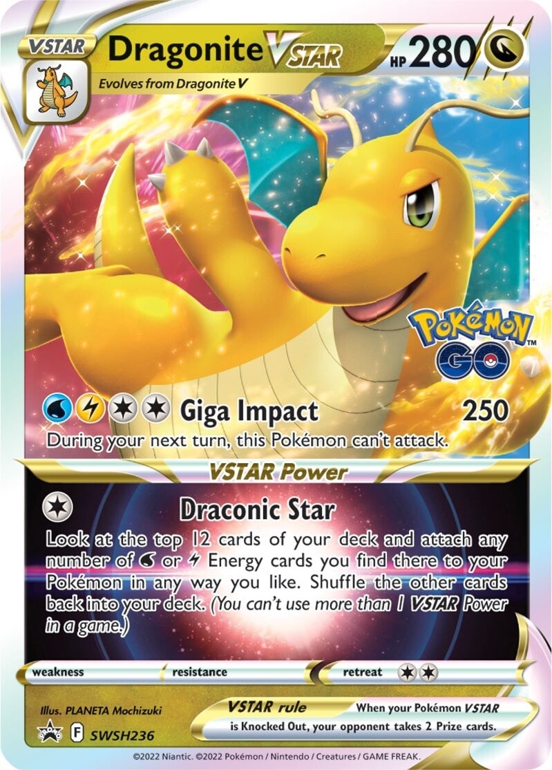 Dragonite VSTAR (SWSH236) [Sword & Shield: Black Star Promos] | The Time Vault CA
