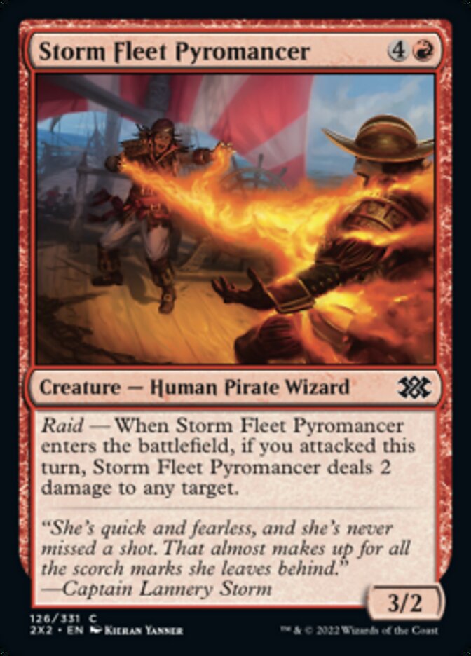 Storm Fleet Pyromancer [Double Masters 2022] | The Time Vault CA