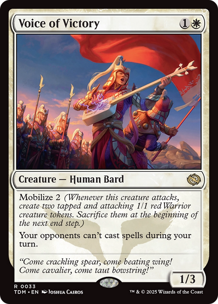 Voice of Victory [Tarkir: Dragonstorm] | The Time Vault CA