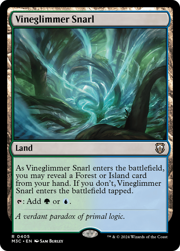 Vineglimmer Snarl (Ripple Foil) [Modern Horizons 3 Commander] | The Time Vault CA