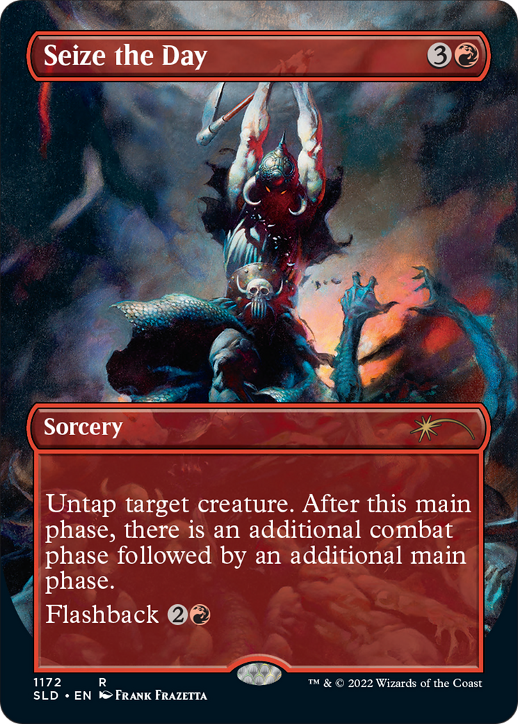 Seize the Day (Borderless) [Secret Lair Drop Series] | The Time Vault CA