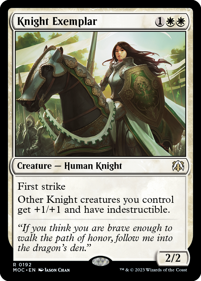 Knight Exemplar [March of the Machine Commander] | The Time Vault CA