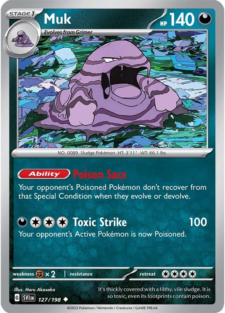 Muk (127/198) [Scarlet & Violet: Base Set] | The Time Vault CA