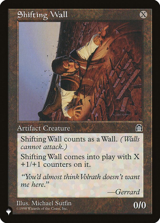 Shifting Wall [The List] | The Time Vault CA