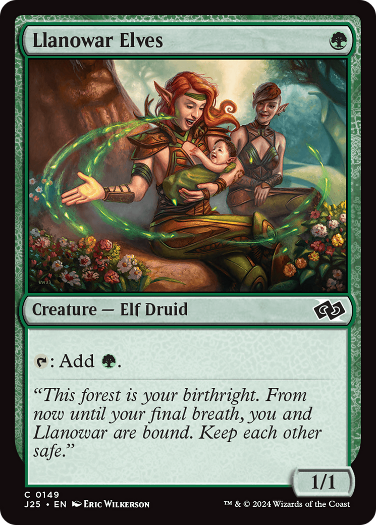 Llanowar Elves [Foundations Jumpstart] | The Time Vault CA