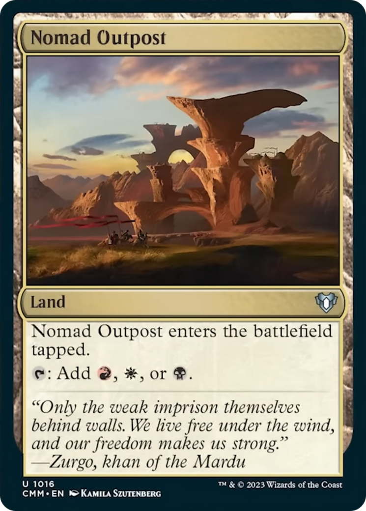 Nomad Outpost [Commander Masters] | The Time Vault CA