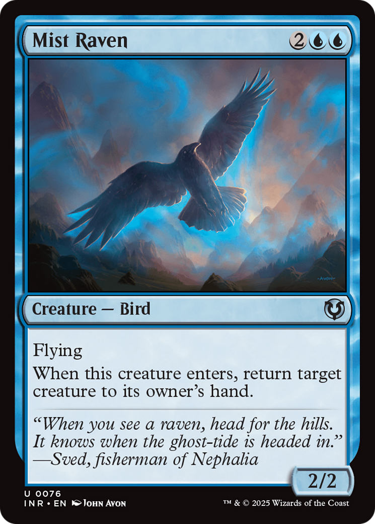 Mist Raven [Innistrad Remastered] | The Time Vault CA