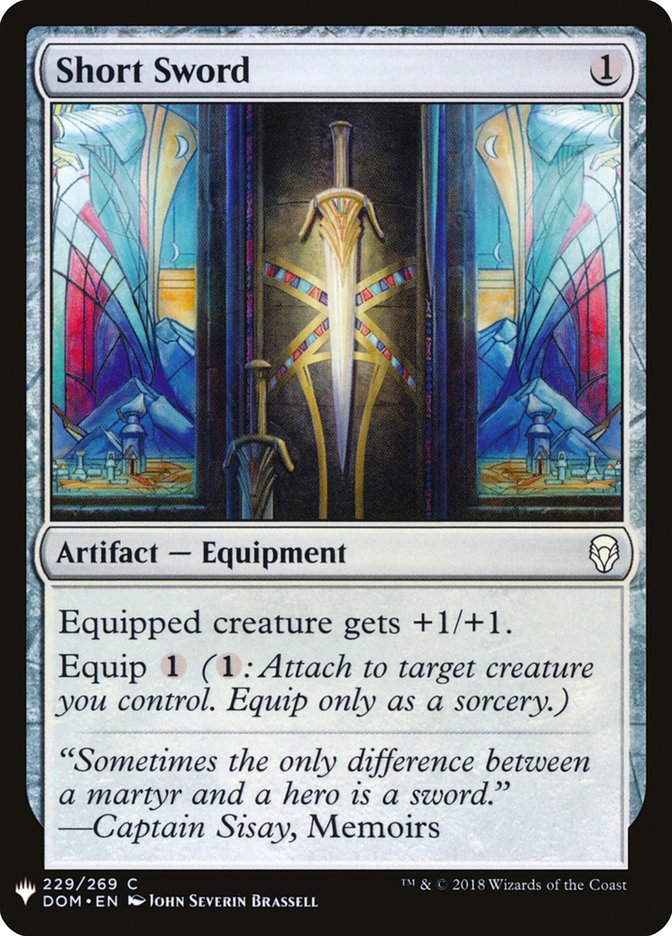 Short Sword [Mystery Booster] | The Time Vault CA