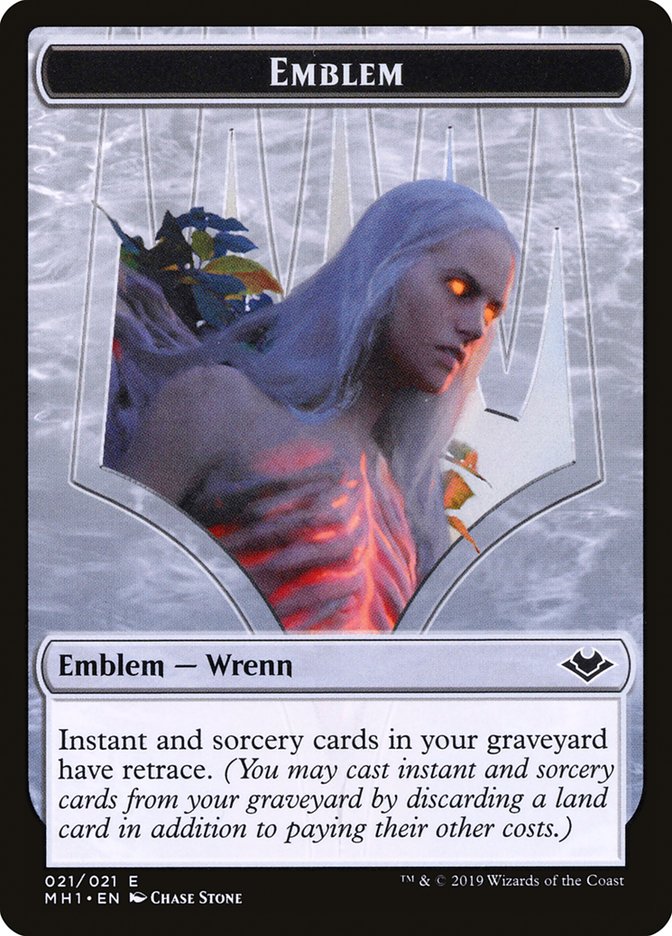 Elemental (008) // Wrenn and Six Emblem (021) Double-Sided Token [Modern Horizons Tokens] | The Time Vault CA