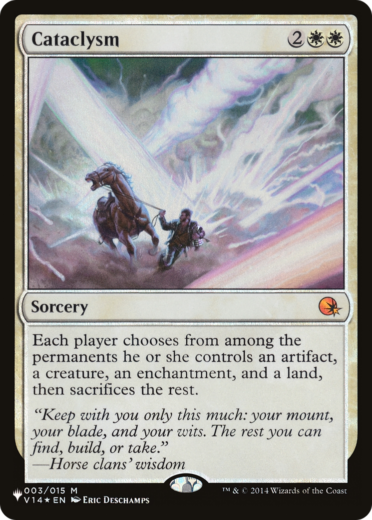 Cataclysm [The List] | The Time Vault CA