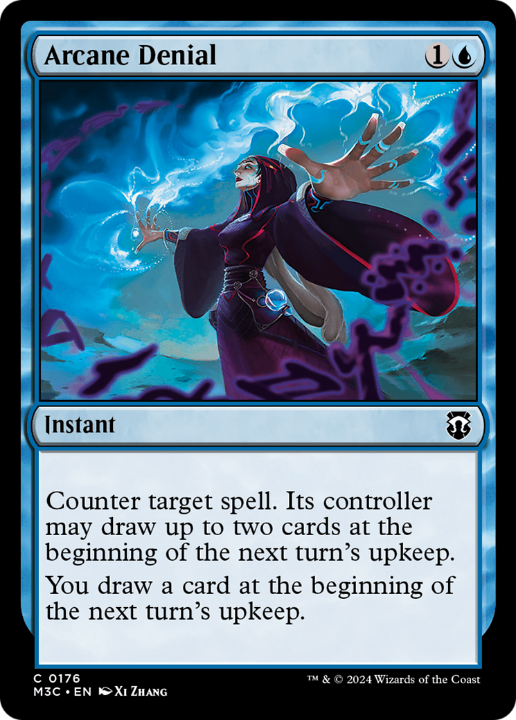 Arcane Denial (Ripple Foil) [Modern Horizons 3 Commander] | The Time Vault CA