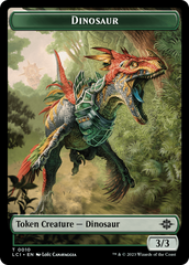 Dinosaur Egg // Dinosaur (0010) Double-Sided Token [The Lost Caverns of Ixalan Tokens] | The Time Vault CA