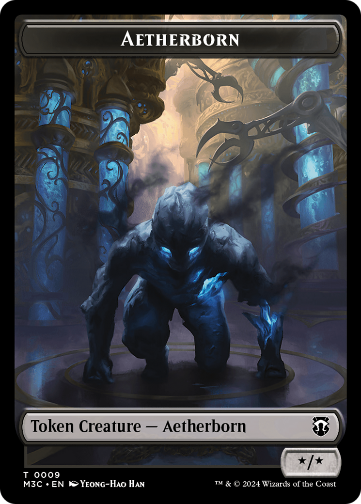 Aetherborn // Servo Double-Sided Token [Modern Horizons 3 Commander Tokens] | The Time Vault CA
