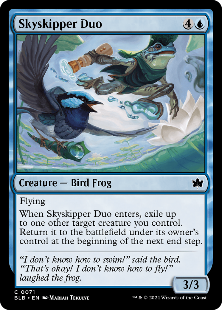 Skyskipper Duo [Bloomburrow] | The Time Vault CA