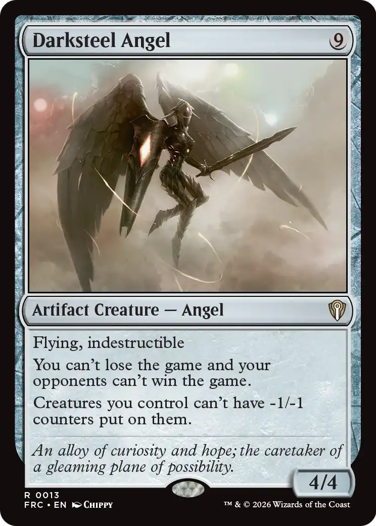 Darksteel Angel [Reality Fracture Commander] | The Time Vault CA
