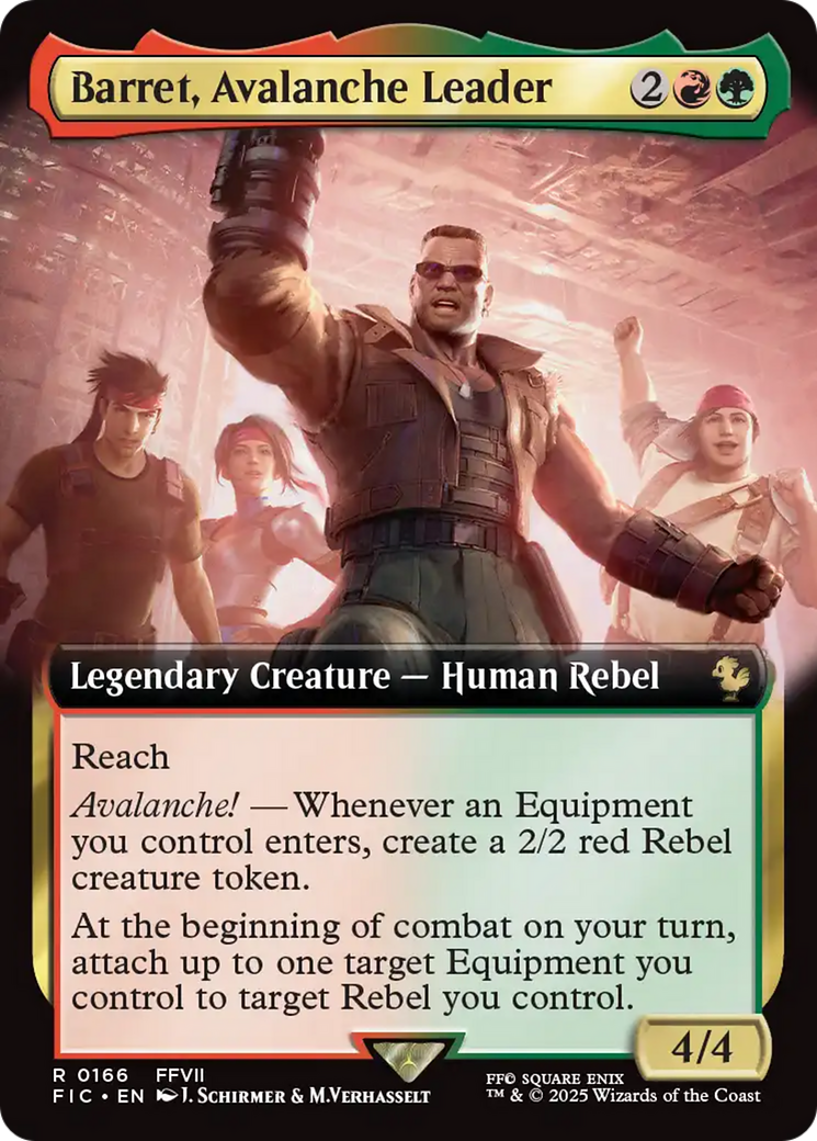 Barret, Avalanche Leader (Extended Art) [FINAL FANTASY Commander] | The Time Vault CA