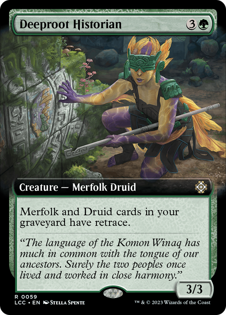 Deeproot Historian (Extended Art) [The Lost Caverns of Ixalan Commander] | The Time Vault CA