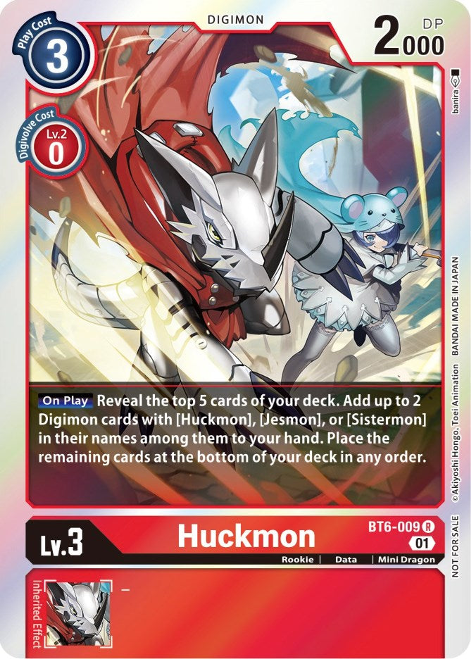 Huckmon [BT6-009] (Event Pack 3) [Double Diamond Promos] | The Time Vault CA