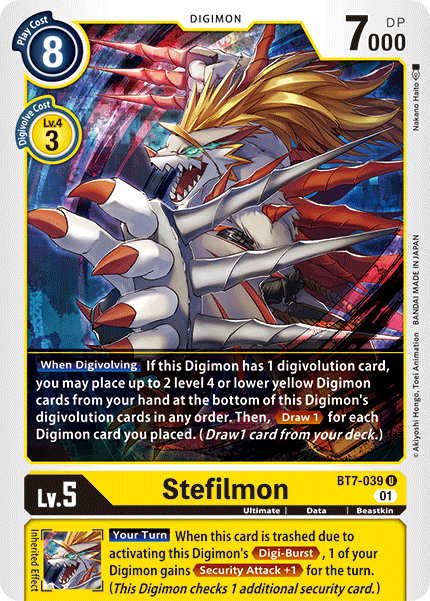 Stefilmon [BT7-039] [Next Adventure] | The Time Vault CA