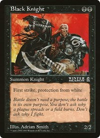 Black Knight (Oversized) [Oversize Cards] | The Time Vault CA