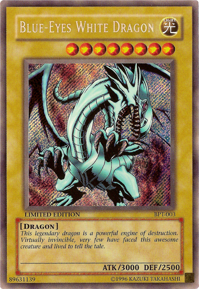 Blue-Eyes White Dragon [BPT-003] Secret Rare | The Time Vault CA