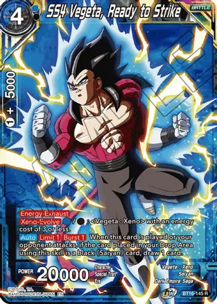SS4 Vegeta, Ready to Strike (BT16-145) [Realm of the Gods] | The Time Vault CA