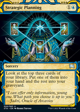 Strategic Planning (Foil Etched) [Strixhaven: Mystical Archive] | The Time Vault CA