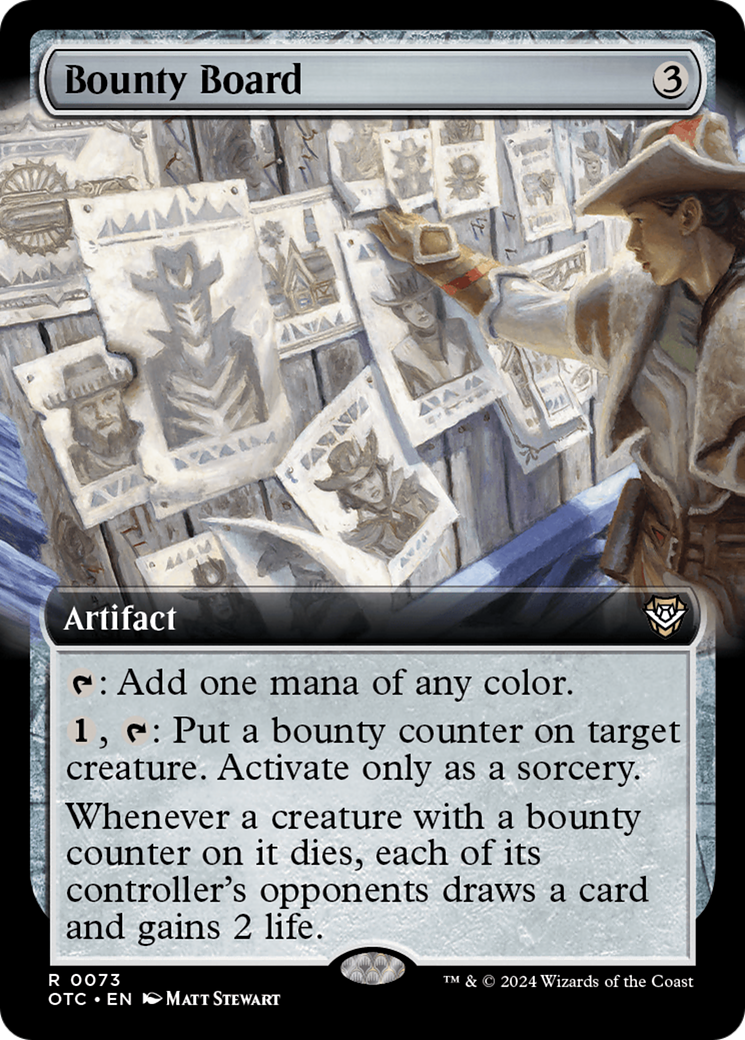 Bounty Board (Extended Art) [Outlaws of Thunder Junction Commander] | The Time Vault CA