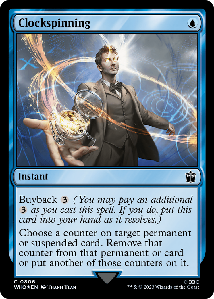 Clockspinning (Surge Foil) [Doctor Who] | The Time Vault CA