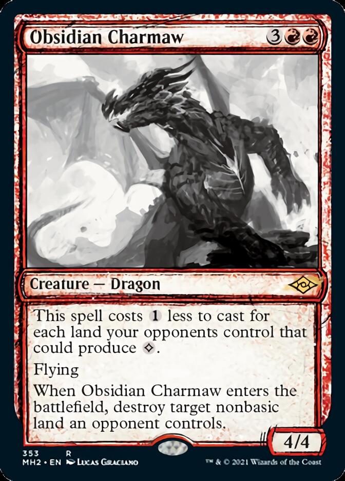 Obsidian Charmaw (Sketch) [Modern Horizons 2] | The Time Vault CA