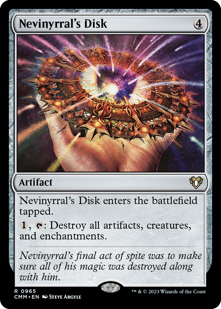 Nevinyrral's Disk [Commander Masters] | The Time Vault CA