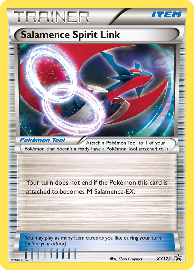 Salamence Spirit Link (XY172) [XY: Black Star Promos] | The Time Vault CA