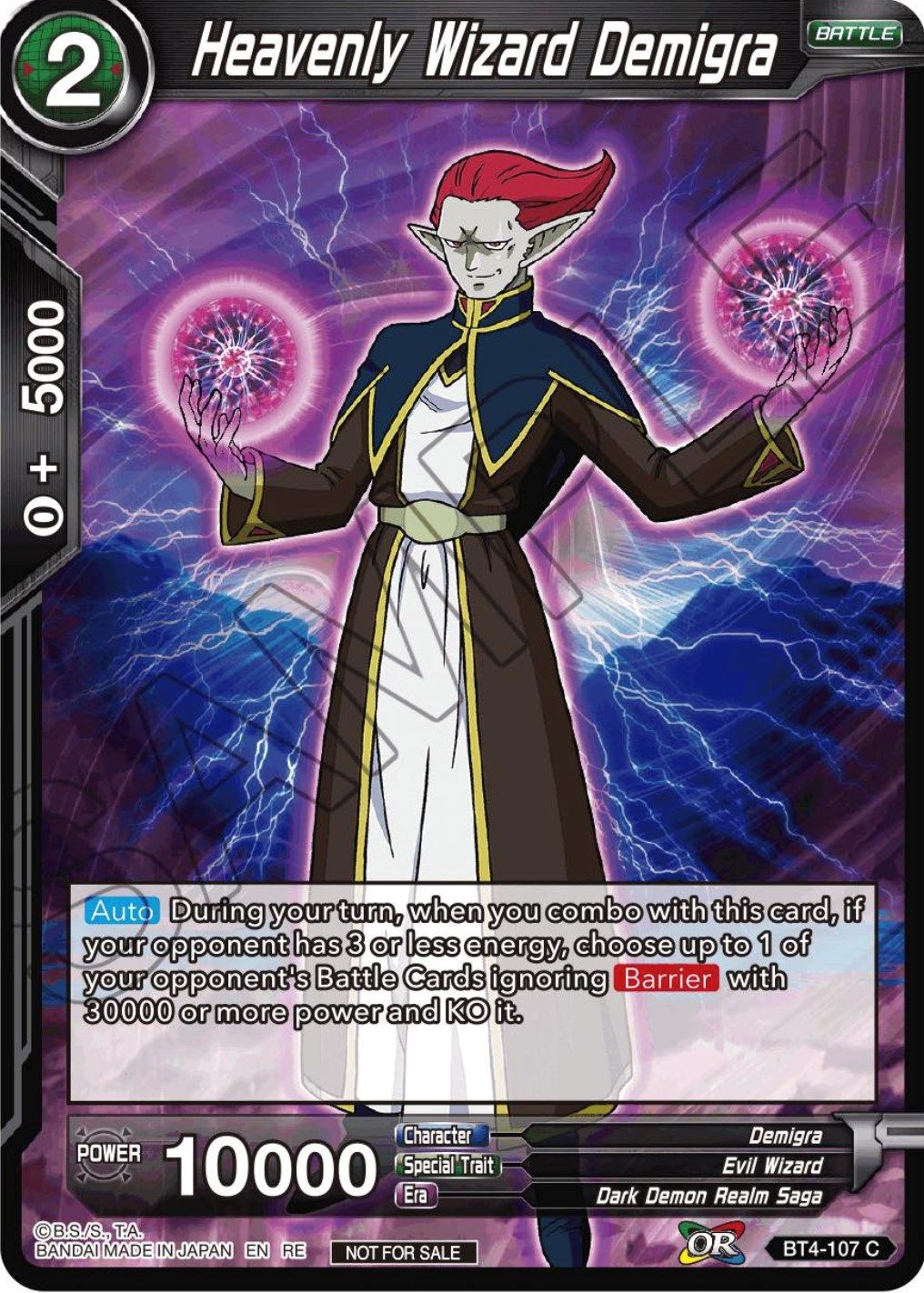 Heavenly Wizard Demigra (Championship Selection Pack 2023 Vol.1) (BT4-107) [Tournament Promotion Cards] | The Time Vault CA