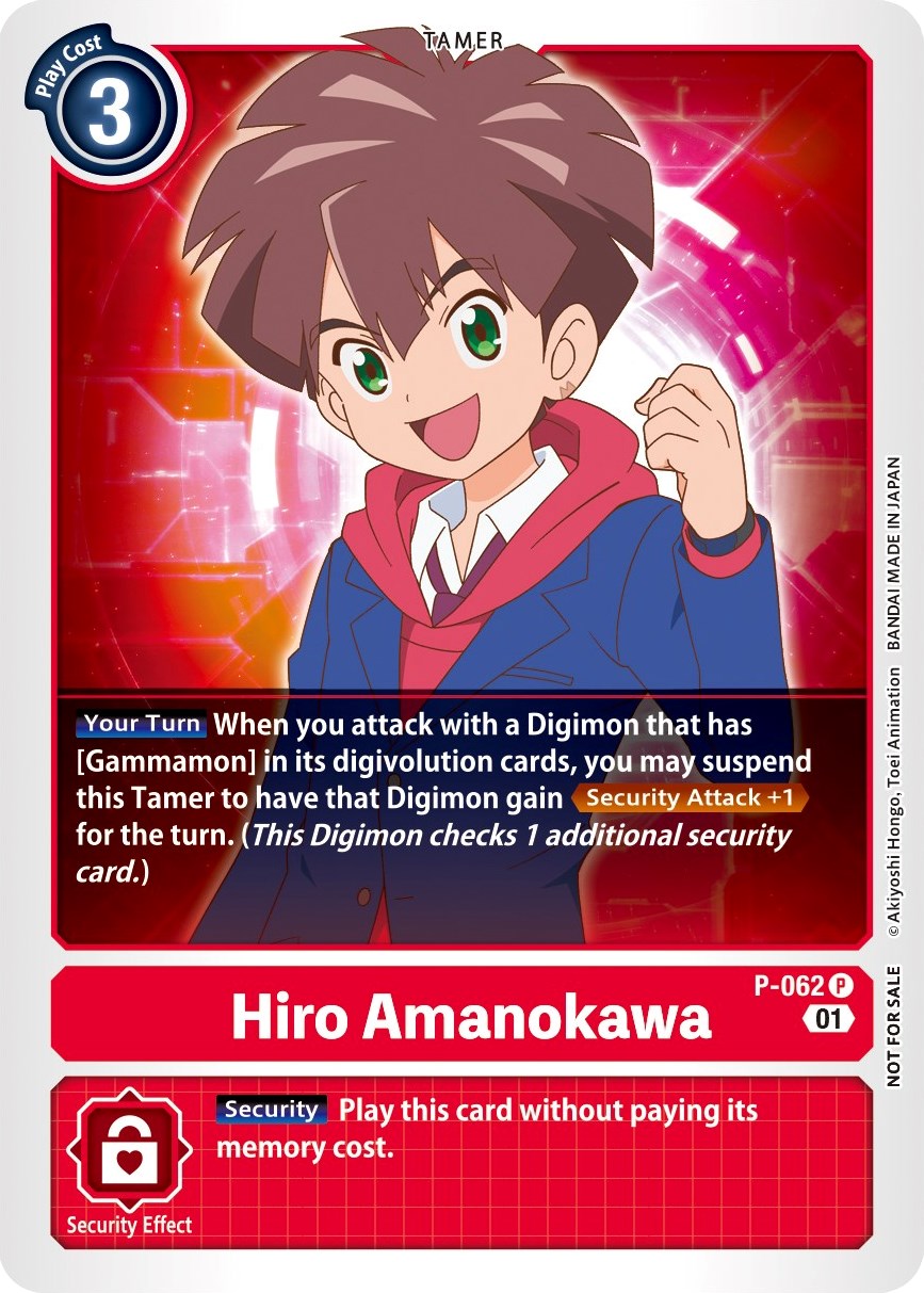 Hiro Amanokawa [P-062] (Official Tournament Pack Vol.5) [Promotional Cards] | The Time Vault CA