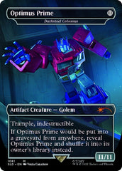 Darksteel Colossus - Optimus Prime (Borderless) [Secret Lair Drop Series] | The Time Vault CA