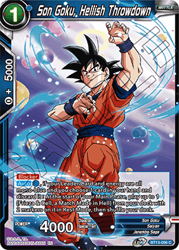 Son Goku, Hellish Throwdown (Common) (BT13-056) [Supreme Rivalry] | The Time Vault CA