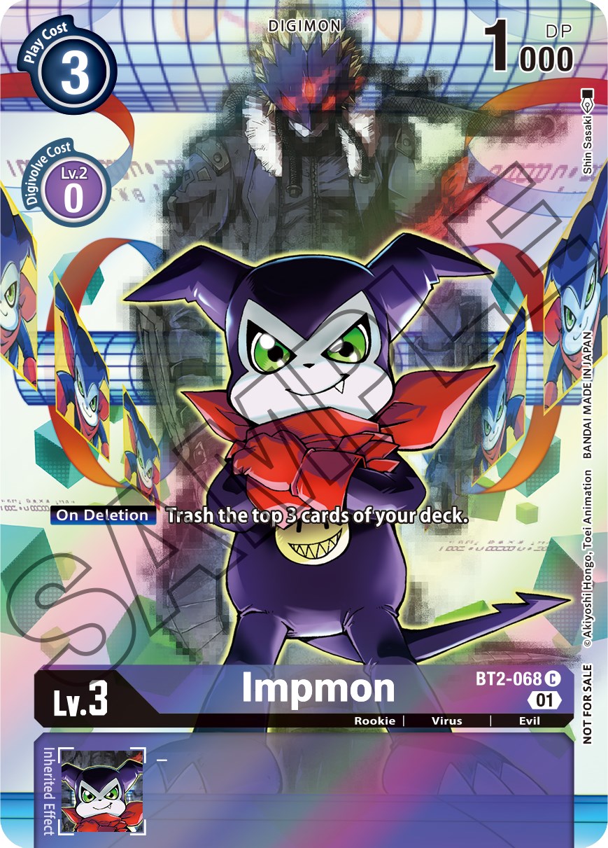 Impmon [BT2-068] (Tamer's Card Set 1) [Release Special Booster Promos] | The Time Vault CA