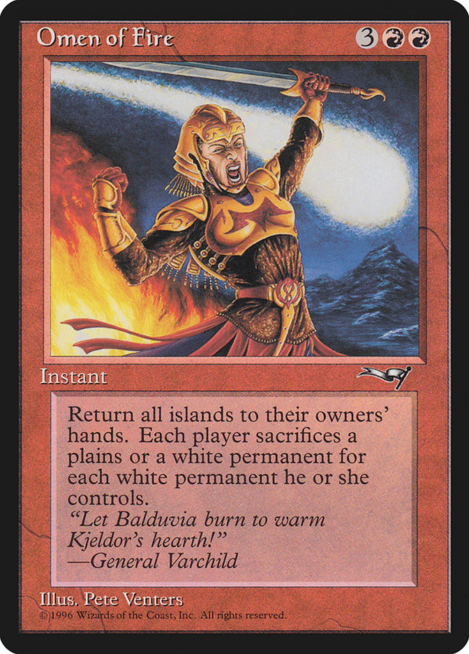 Omen of Fire [Alliances] | The Time Vault CA