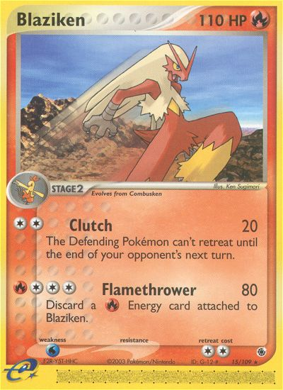 Blaziken (15/109) [EX: Ruby & Sapphire] | The Time Vault CA