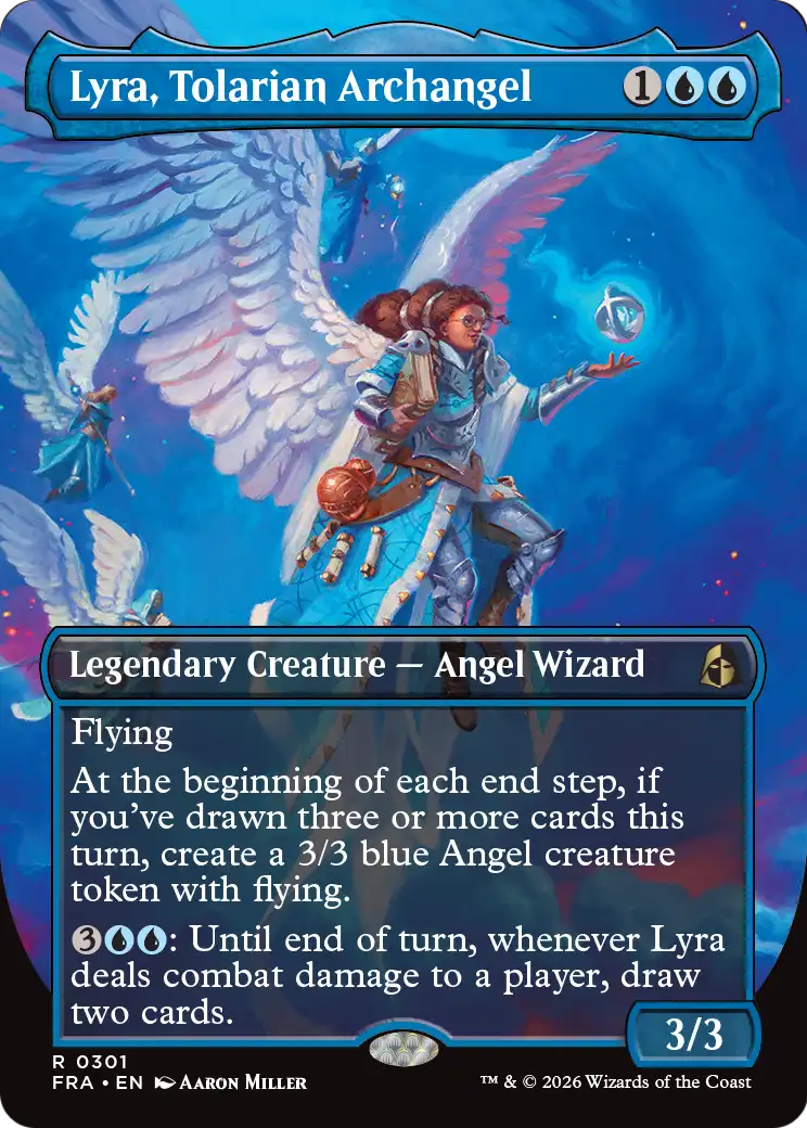 Lyra, Tolarian Archangel (Borderless) [Reality Fracture] | The Time Vault CA