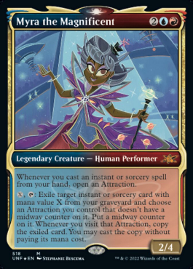 Myra the Magnificent (Showcase) (Galaxy Foil) [Unfinity] | The Time Vault CA